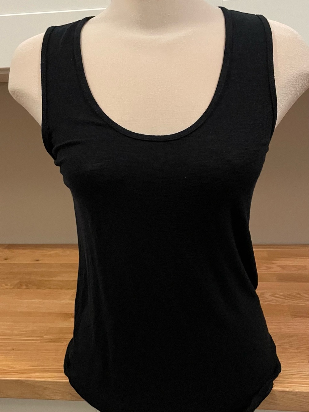 Madewell Black Scoop Neck Tank